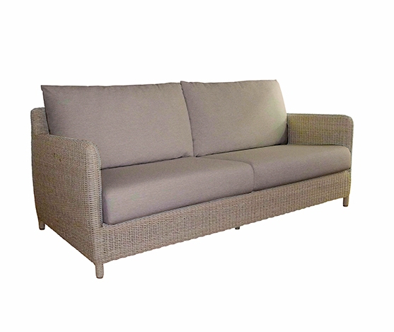 Sofa twisted wicker 3 seater