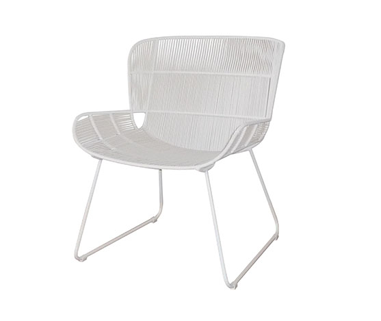 Nairobi arm chair white