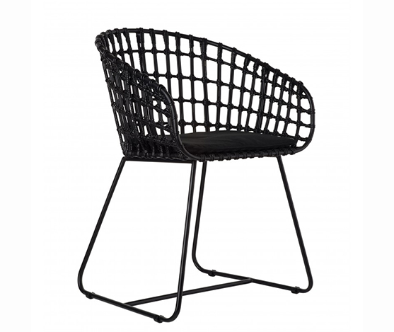 Nikita chair black wc