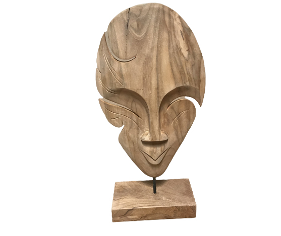 mask stand deco nat